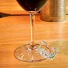 2Pcs Buchstabe C Weinglas Charms - 5d DIY Handwerk Anhänger