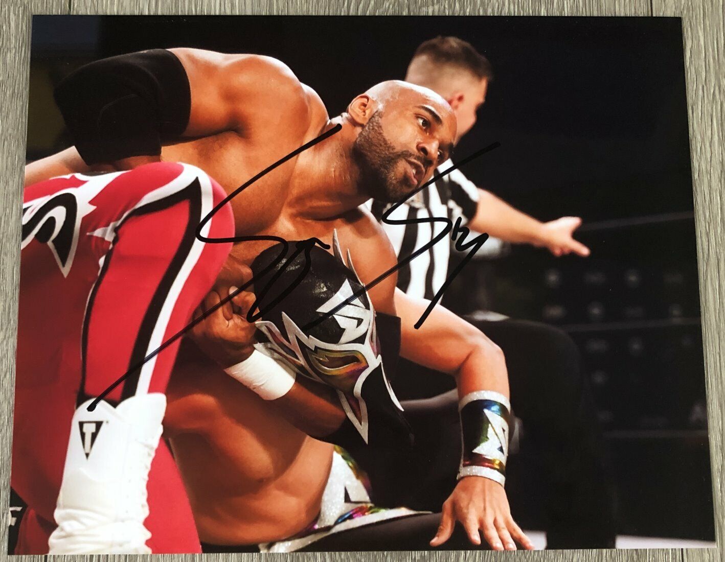 SCORPIO SKY SIGNED AUTOGRAPH ALL ELITE WRESTLING AEW 8x10 Photo Poster painting B w/PROOF