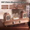 Wireless Bluetooth Speaker Subwoofer Music Center Portable FM Radio Mobile Phone Computer USB Drive 3D Surround Retro Speakers