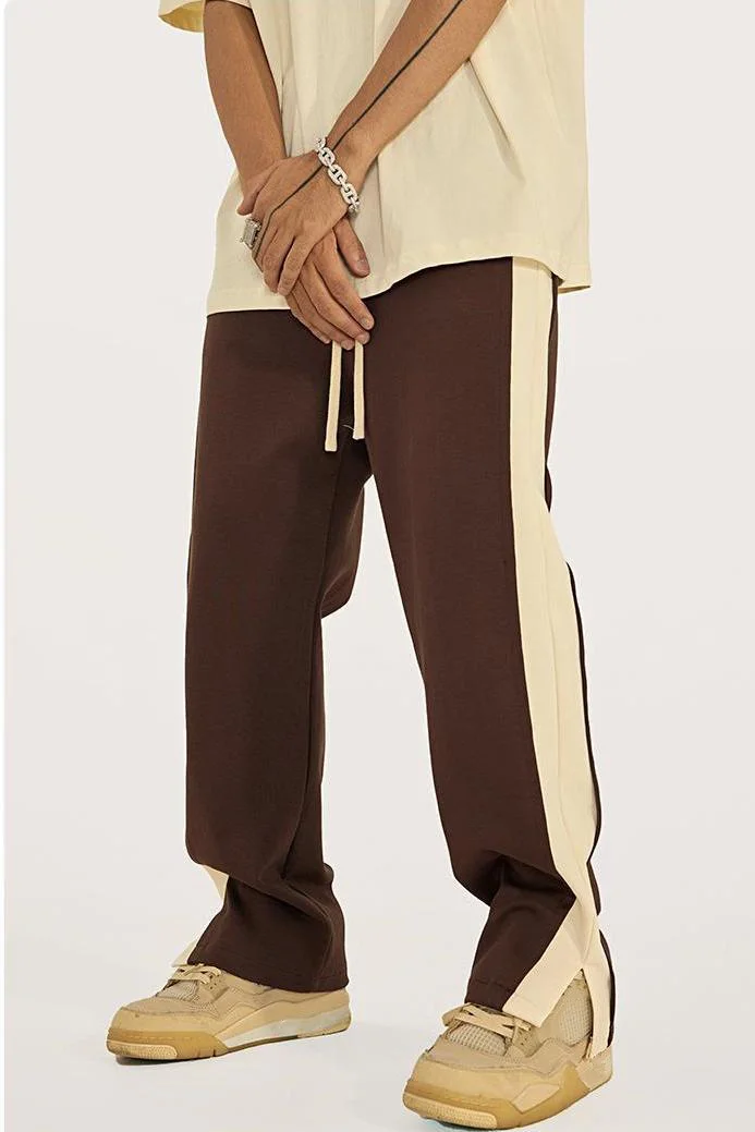 Mens Striped Relaxed Sweatpants