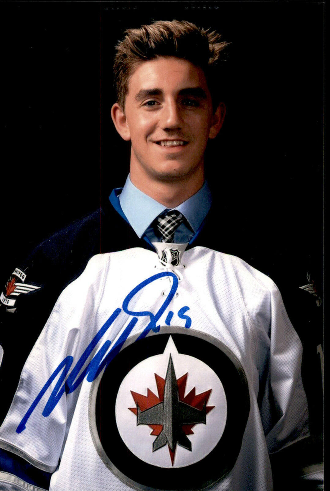 Nic Nicolas Petan SIGNED autographed 4x6 Photo Poster painting WINNIPEG JETS #8