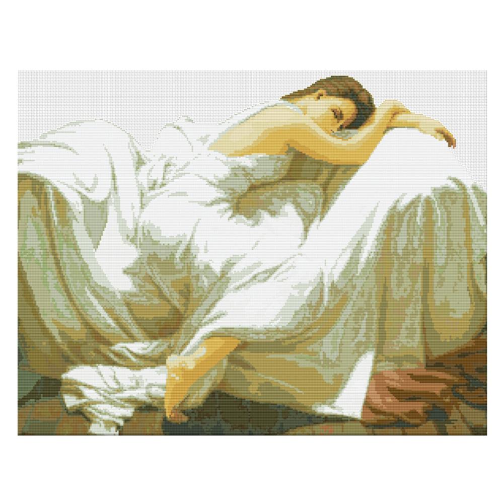 

Sleeping Beauty - 11CT Stamped Cross Stitch - 78*62cm (Big Size), 501 Original