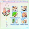 2pcs Butterfly Diamond Painting Double-sided Crystal Window Suncatcher Craft Set Birthday Gifts Home Garden Decor Hanging Kit