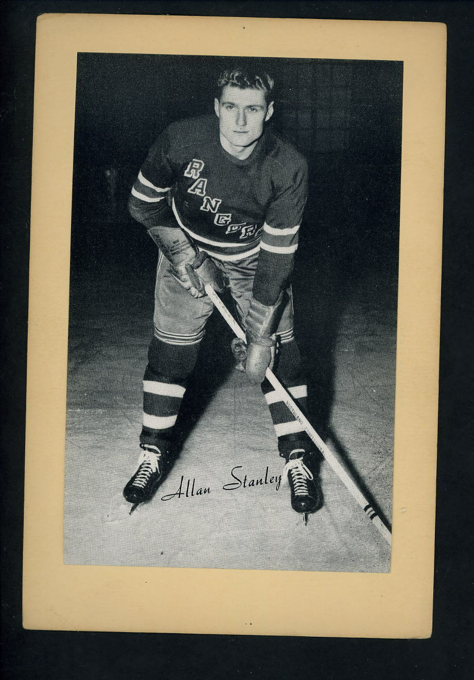 # 365 Allan Stanley 1944-63 Beehive Group 2 Photo Poster paintings New York Rangers