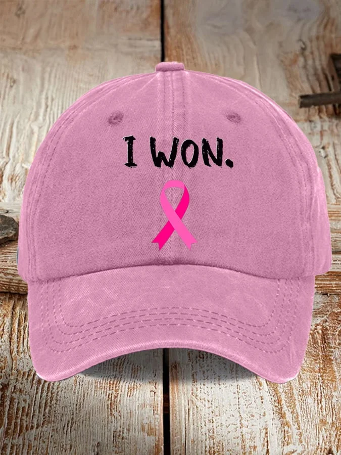 Breast Cancer Survivor Printed Casual Baseball Cap socialshop