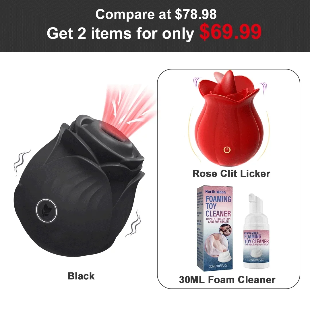 Violet Crown Rose Clitoral Sucker with 10 Sucking Modes