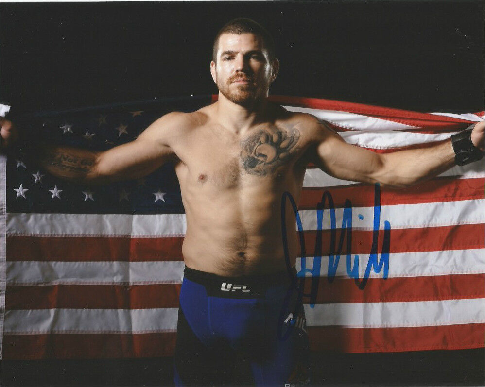 UFC Ultimate Fighting Jim Miller Signed Autographed 8x10 Photo Poster painting COA
