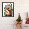 >SALE<5D DIY Partial Special Shaped Drill Diamond Painting Hedgehogs Kit Decor 30x40cm
