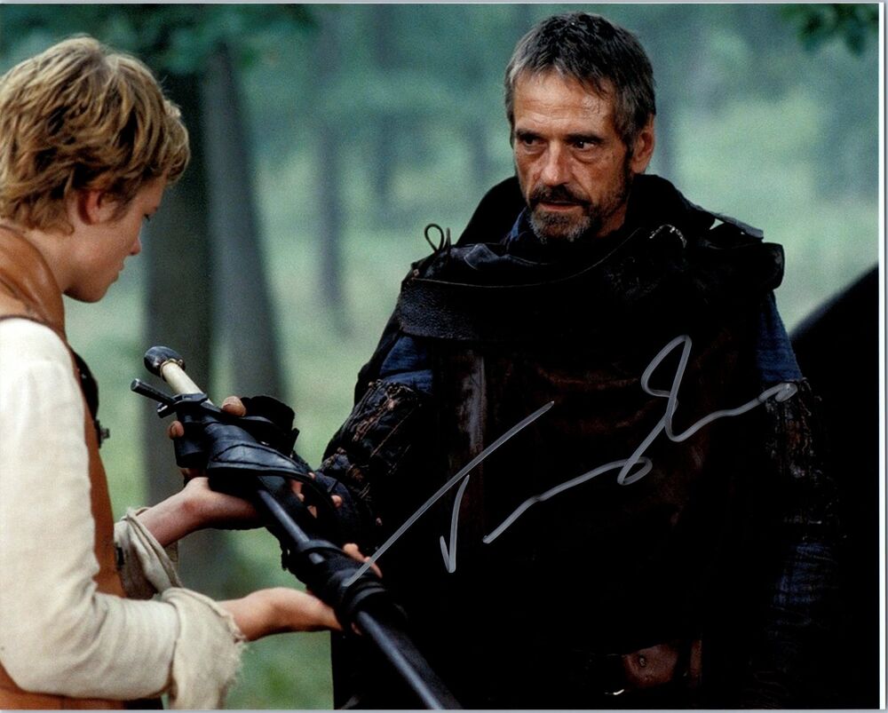 JEREMY IRONS Signed Autographed 'ERAGON' 8X10 Photo Poster painting G