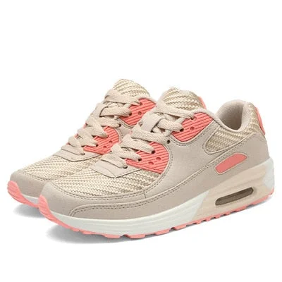 33-44 Women Sneakers Casual Breathable Sport Shoes Lace Up  Women Platform Sneakers Outdoor Walking Large Size Running Shoes