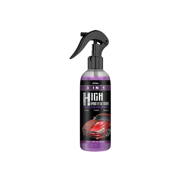 3 in 1 High Protection Quick Car Coating Spray（🚙 suitable for all colors car paint）