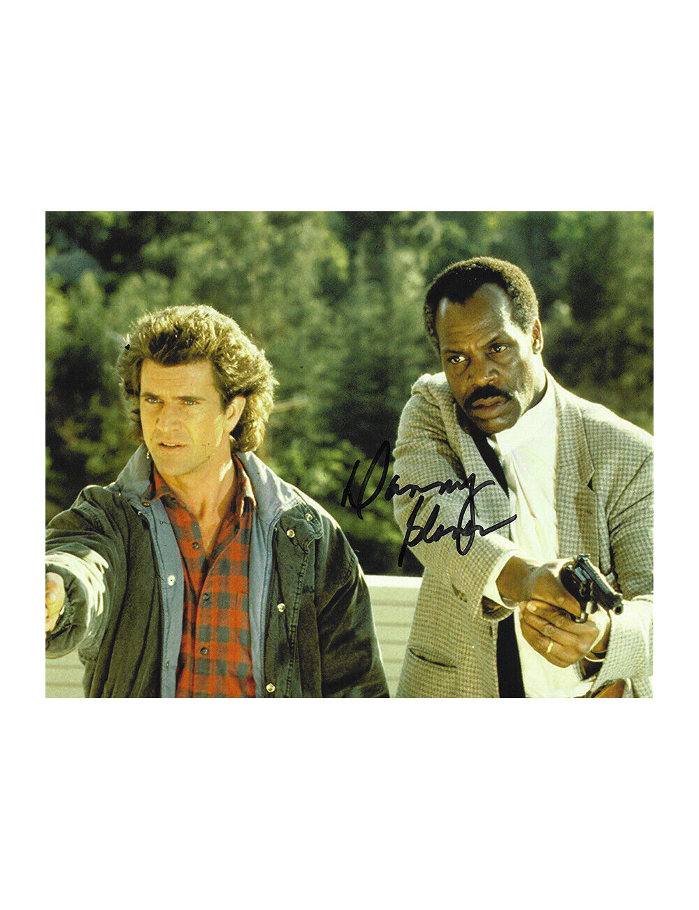 10x8 Lethal Weapon 2 Print Signed by Danny Glover 100% Authentic + COA