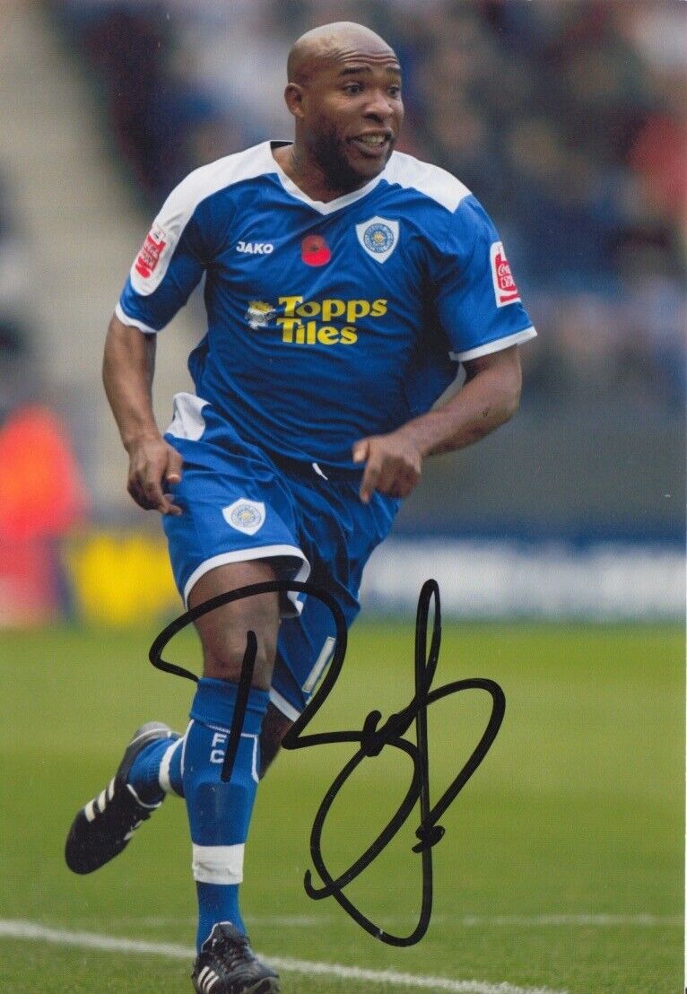 BARRY HAYLES HAND SIGNED 6X4 Photo Poster painting LEICESTER CITY FOOTBALL AUTOGRAPH