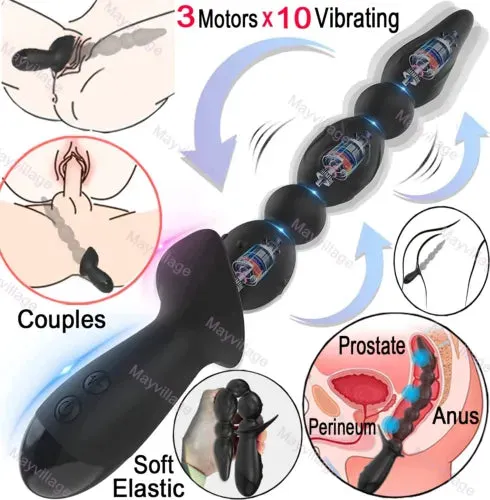 pornhint Pornhint Vibrating Anal Plug Dildo Male Prostate Massager Vibrator Sex Toys for Men Women