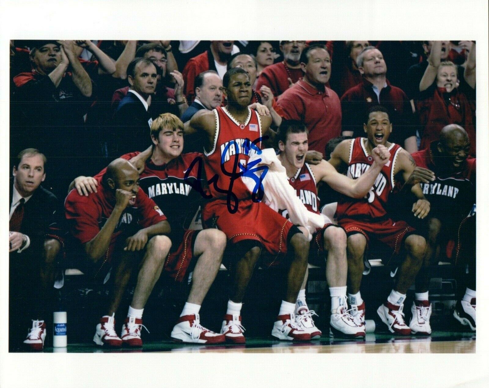 D. J. DJ Strawberry NCAA College Maryland Hand Signed Autograph 8x10 Photo Poster painting