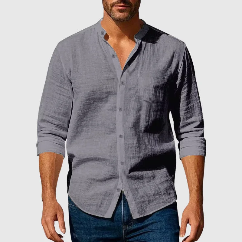 Linen Henley Shirt