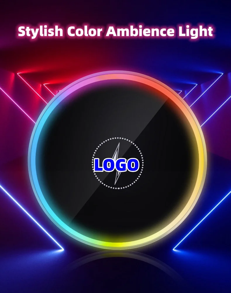 🔥Hot sale🔥Car navigation magnetic ambient light bracket (with exclusive car logo light)