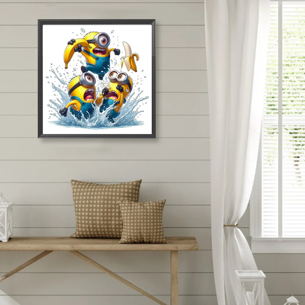 Diamond Painting - Full Round Drill - Minions(Canvas|40*40cm)