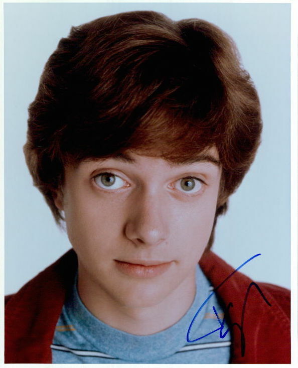 Topher Grace (That 70's Show) in-person signed 8x10 Photo Poster painting