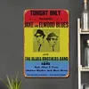Blues Brothers - Panneaux en &eacute;tain m&eacute;tallique(20*30cm/30*40cm) - Musique
