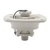RV Camper Water Fill Inlet with Pressure Regulator for Caravan RV (White)