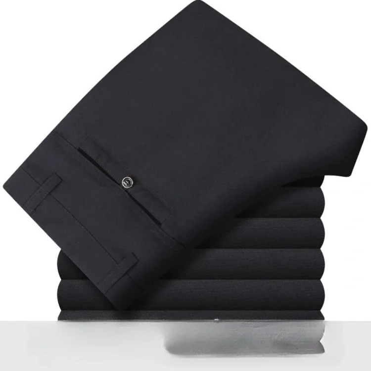 Ejiekang Men Ice Silk Leggings Summer Thin Middle-Aged Casual Pants Middle-Aged Elderly Loose Linen Pants Cotton Linen Suit Pants Men