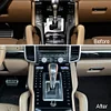 Black Touch Mittelkonsole Bedienelemente AC-Tastenfeld Trim-Upgrades F&uuml;r Porsche Cayenne 2010 &ndash; 2017