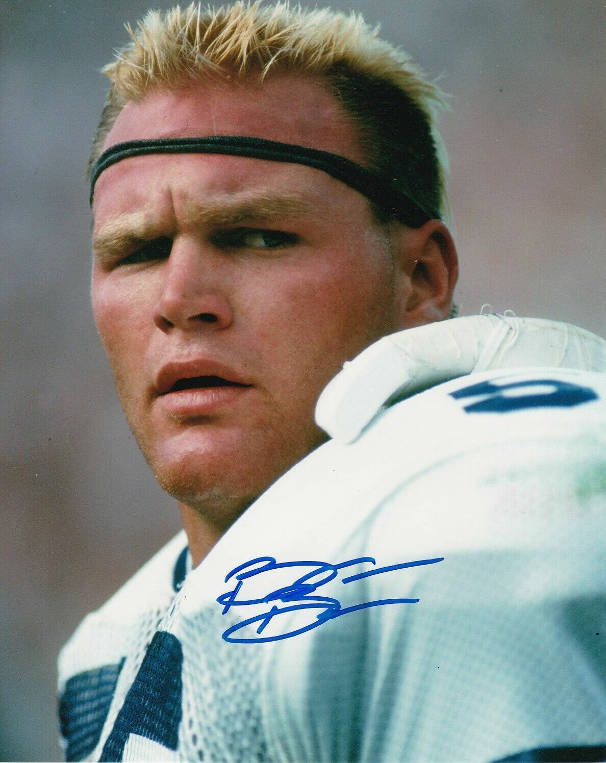 Brian Bosworth Autographed Signed 8x10 Photo Poster painting ( Seahawks ) REPRINT