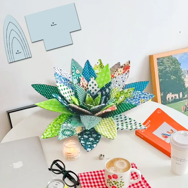 Sewing Aloe Vera Template - With Instructions