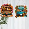 2Pcs citrouille voiture - 5d bricolage artisanat pendentif