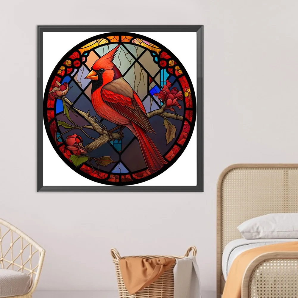 DIY Paint By Number 40*40cm - Cardinal