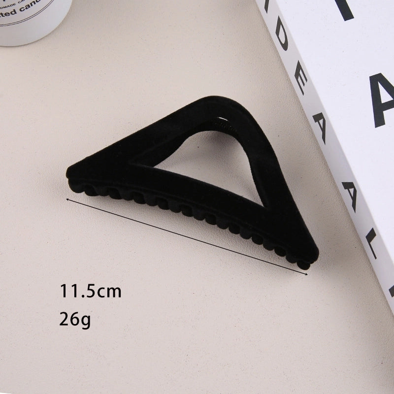 Women’s Retro Solid Color Plastic Hair Claws