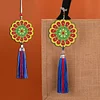 DIY Mandala Diamond Painting Drill Car Ornament Mosaic Bag Decor Pendant Kit