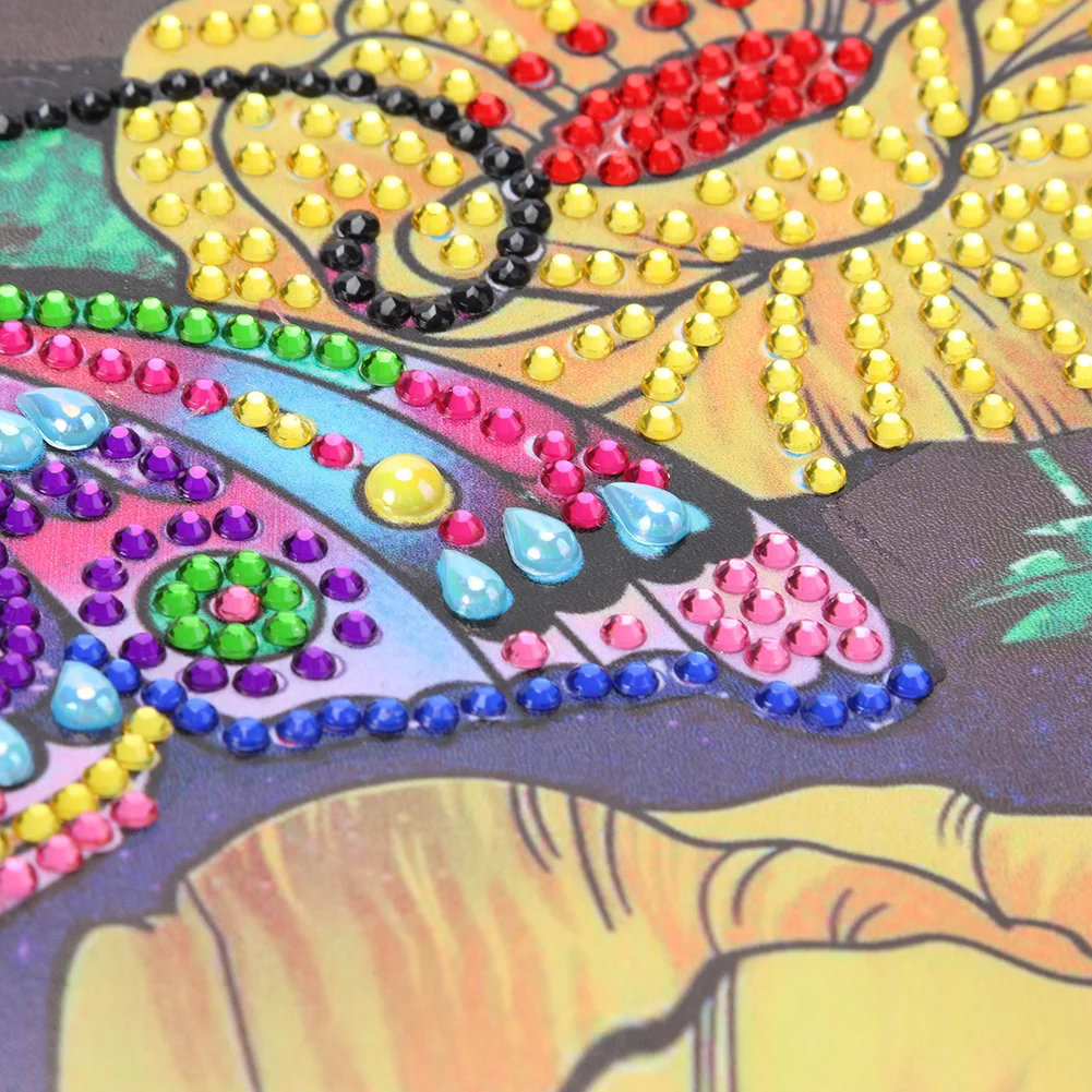 Diamond Painting Clutch DIY Special Shaped Drill PU Leather Handbag