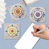 6Pcs Diamond Painting Greeting Card Mandala Diamond Handmade Card Kit