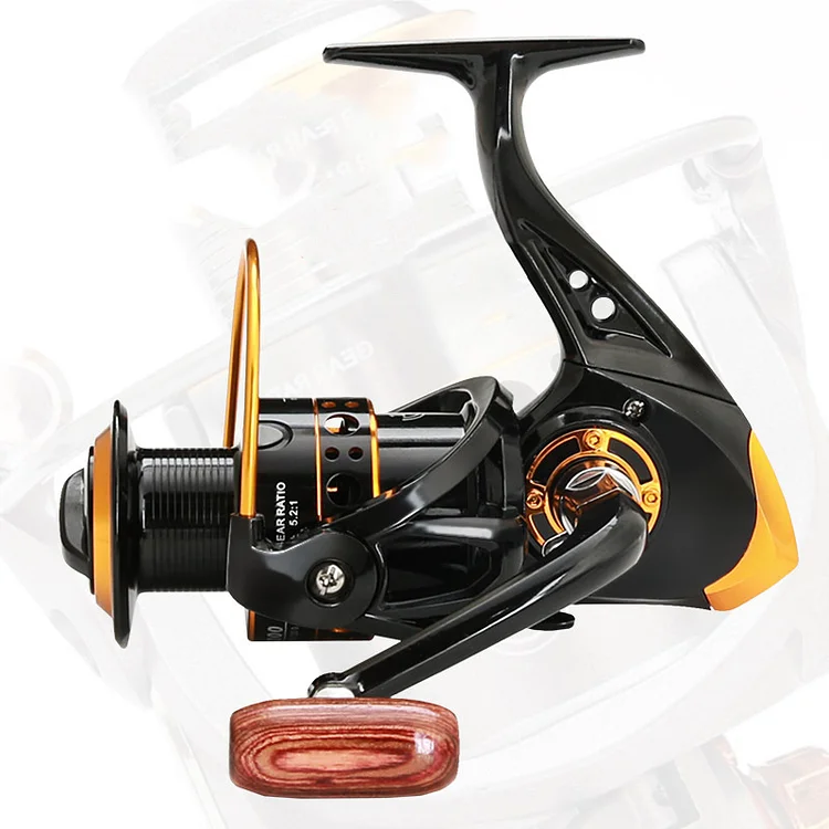 Upgrade Your Fishing Game with a Spinning Reel: Fish Wheel Coil Fixed Spool Gear Equipm