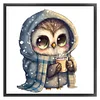 Owl - 18CT Stamped Cross Stitch 20*20cm/7.87*7.87in