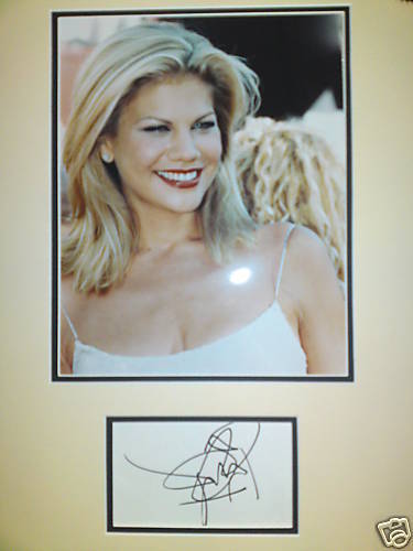 KRISTEN JOHNSON - TOP ACTRESS SIGNED COL Photo Poster painting DISPLAY