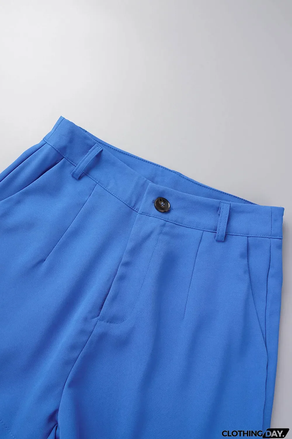 Apricot Casual Solid Patchwork Buttons Turn-back Collar Sleeveless Two Pieces