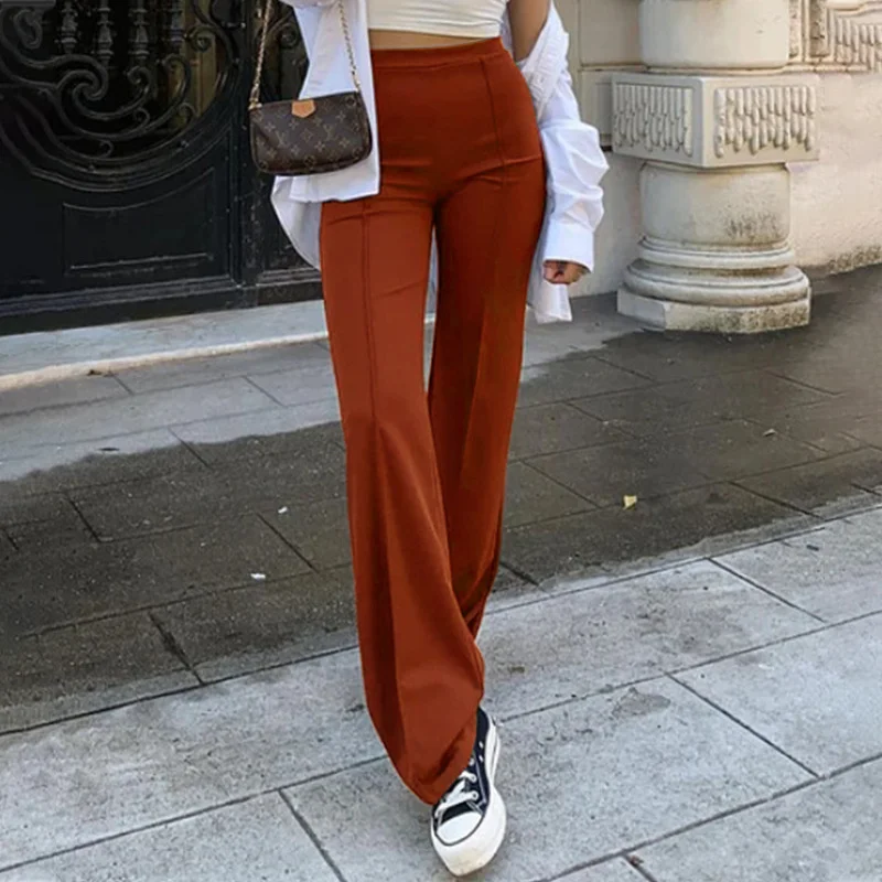 Fashion Casual All-match Slightly Flared Wide-leg Pants | IFYHOME
