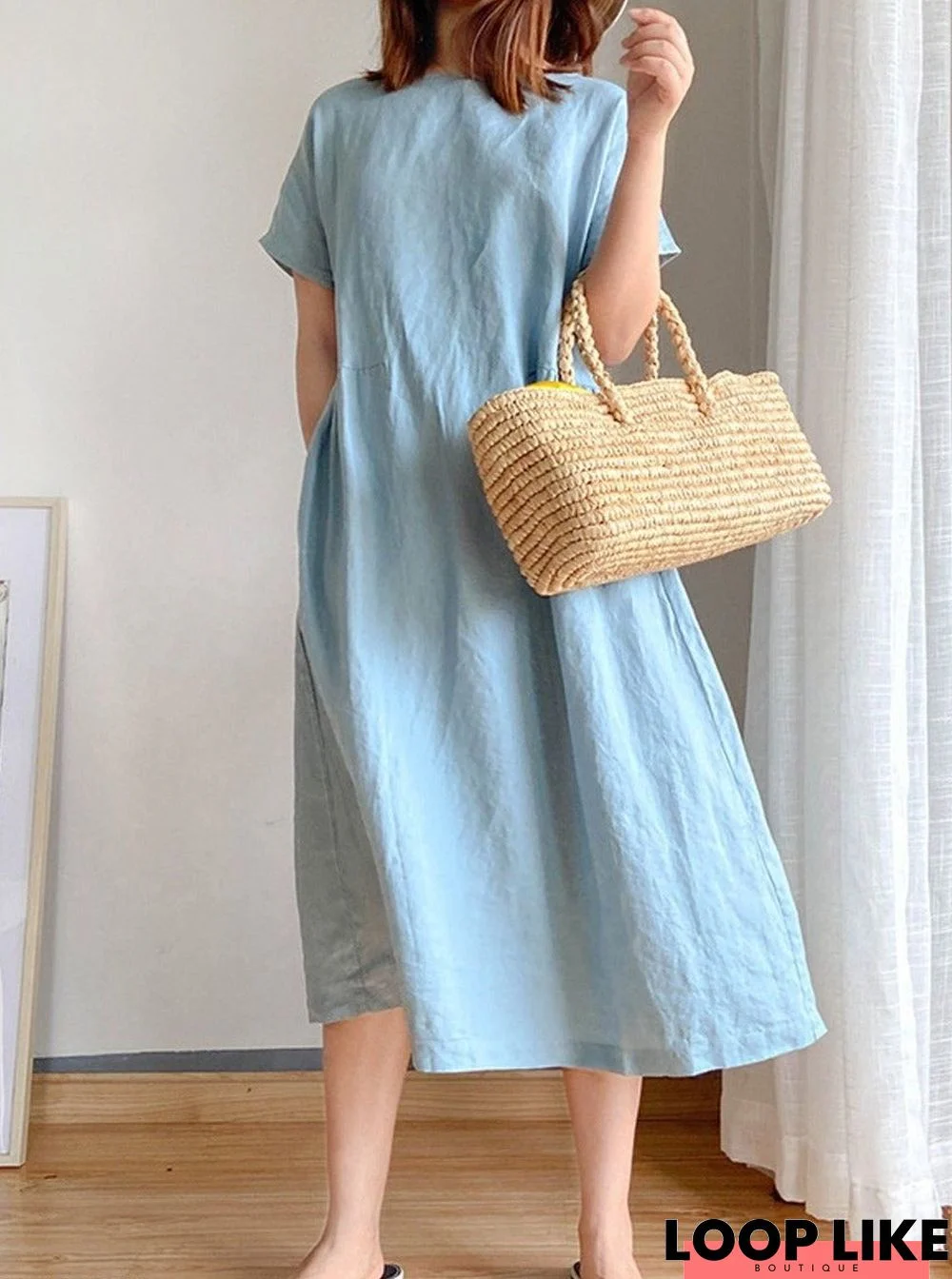 Women Casual Plain Dress