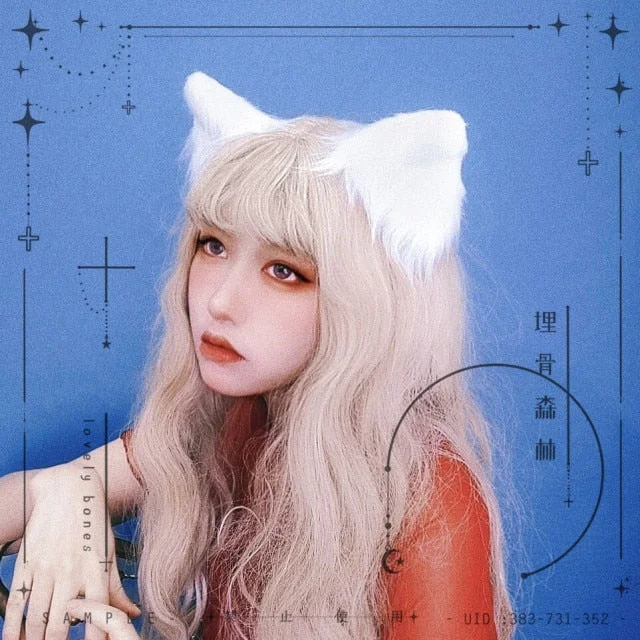 Anime Lolita Cosplay Kawaii Cat Ears Headband SP17047