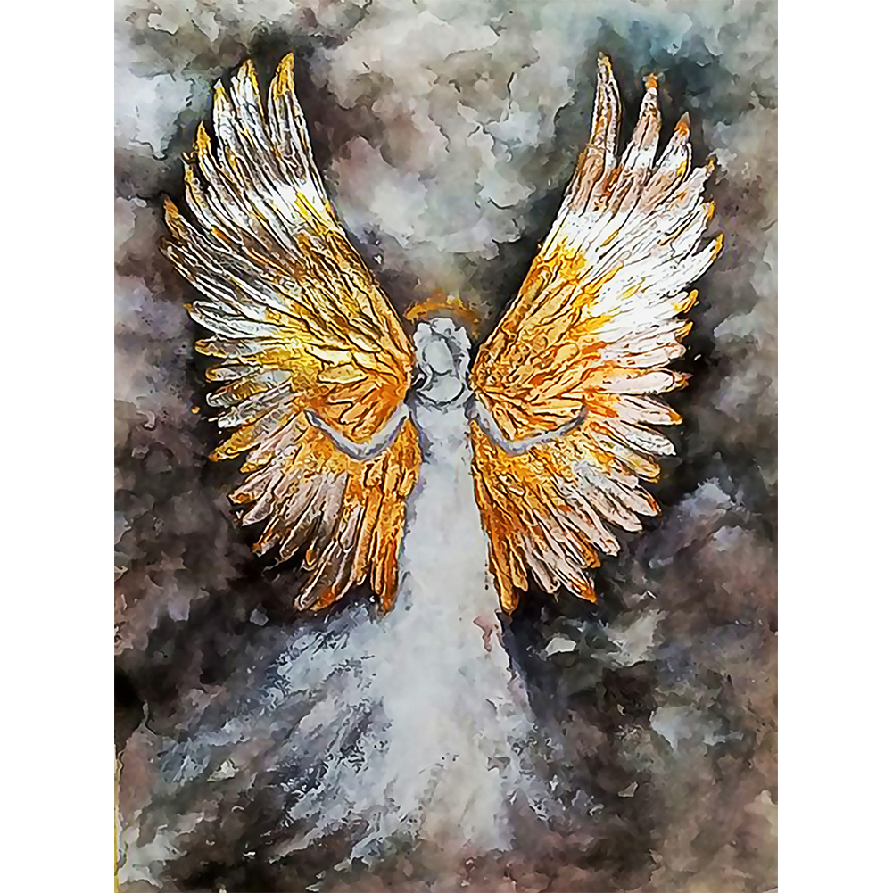 

35*45CM - Round Drill Diamond Painting - Angel, 501 Original