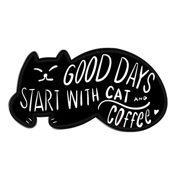 Foto del pin Happy Coffee Cat