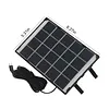 6W 5V Mini Solar Panel with 5M Cable Polycrystalline Solar Power Bank High Efficiency for Hiking Camping Travel Car Fishing Picnics Use