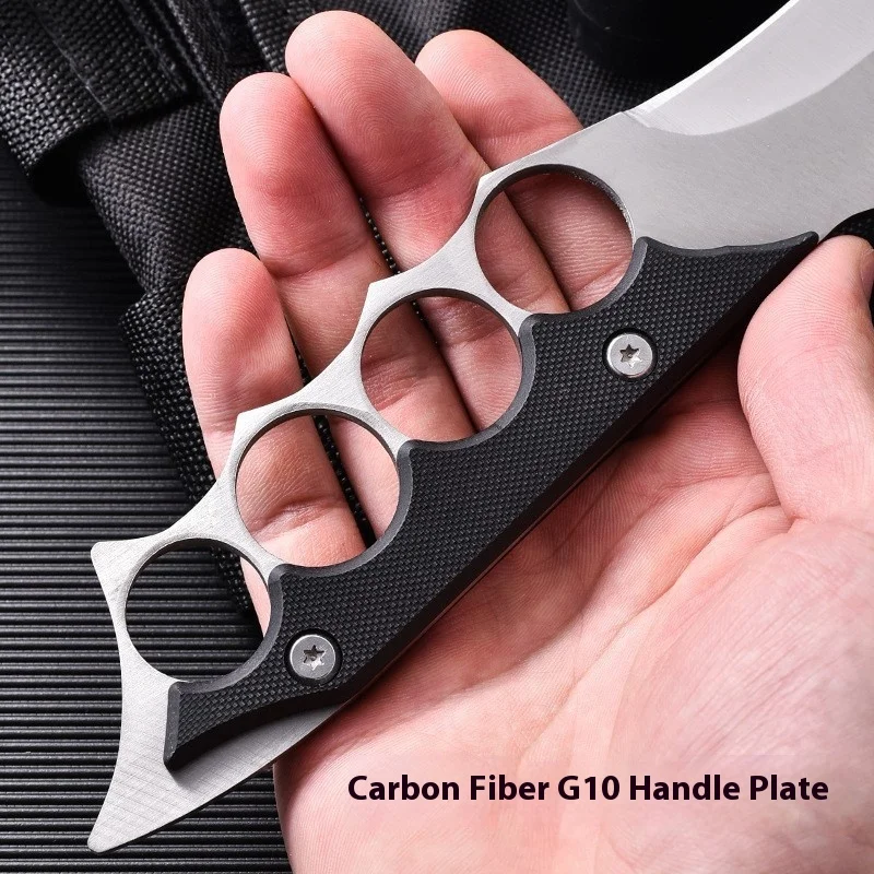 Portable wilderness survival camping knife