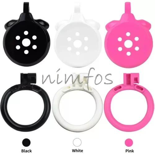 Pornhint 2024 Male Flat Chastity Cage Chastity Lock Lightweight Lock Rings Belt New