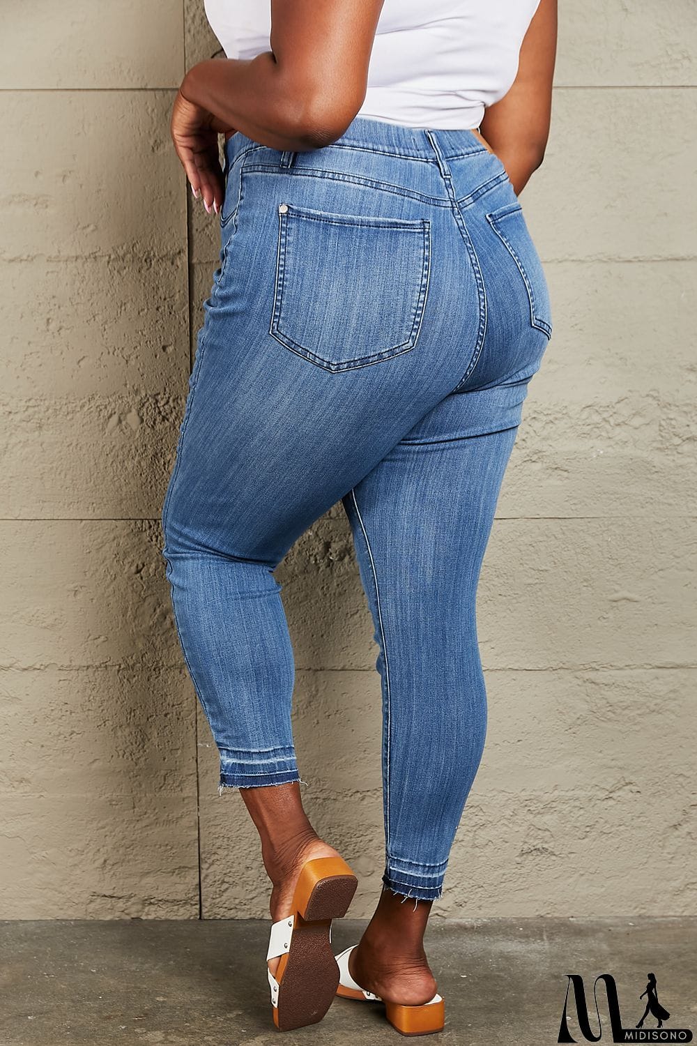 MidiSono - Judy Blue Janavie Full Size High Waisted Pull On Skinny Jeans