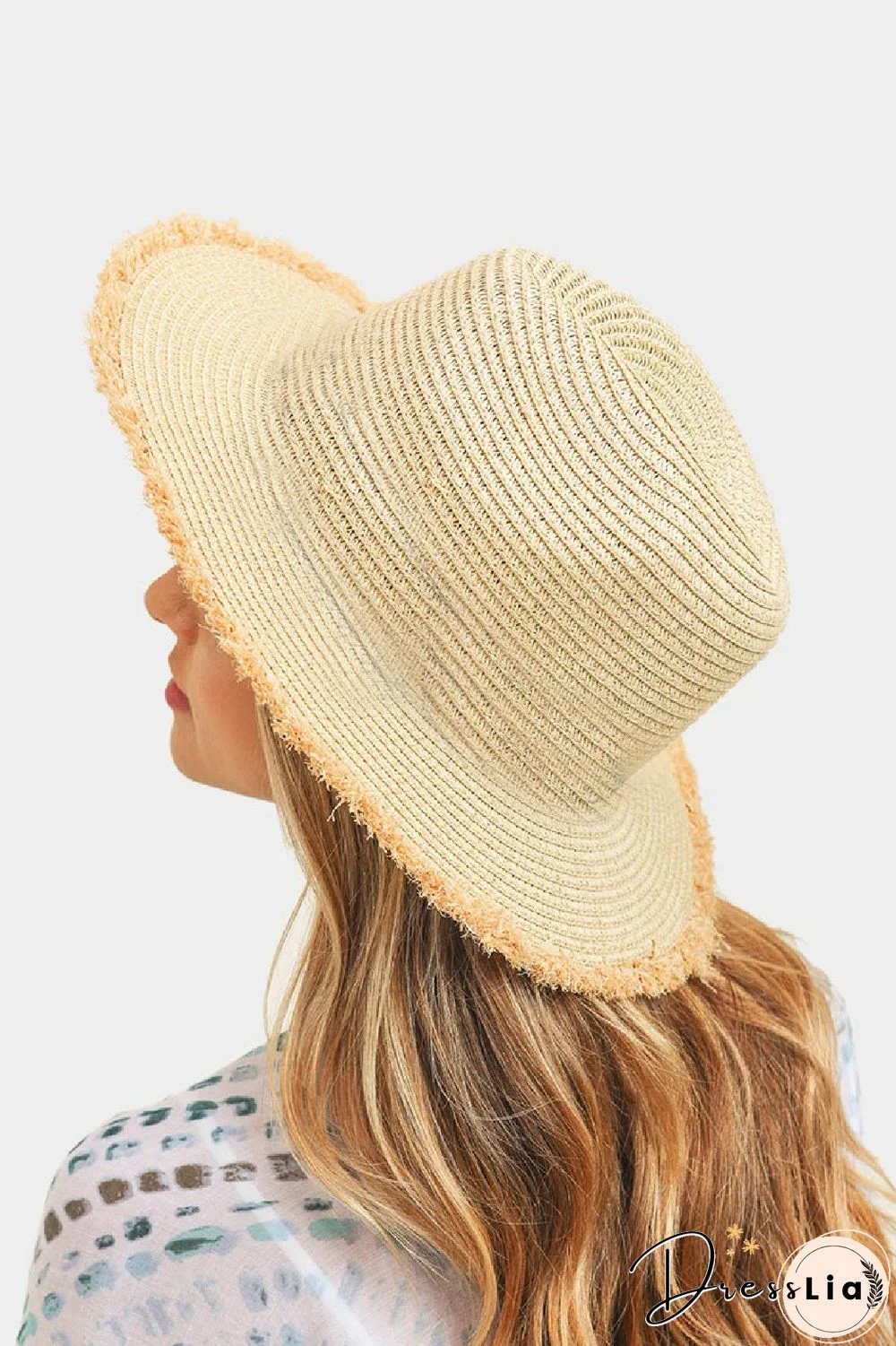 Straw Frayed Hat