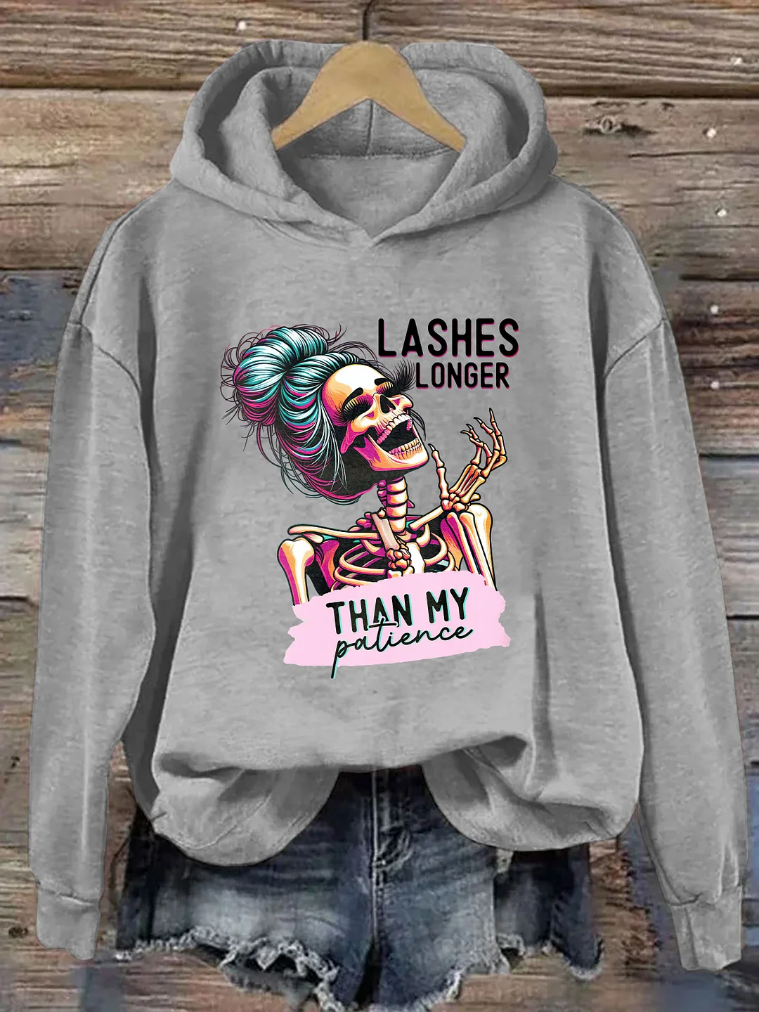 Lashes Longer Than My Patience Hoodie